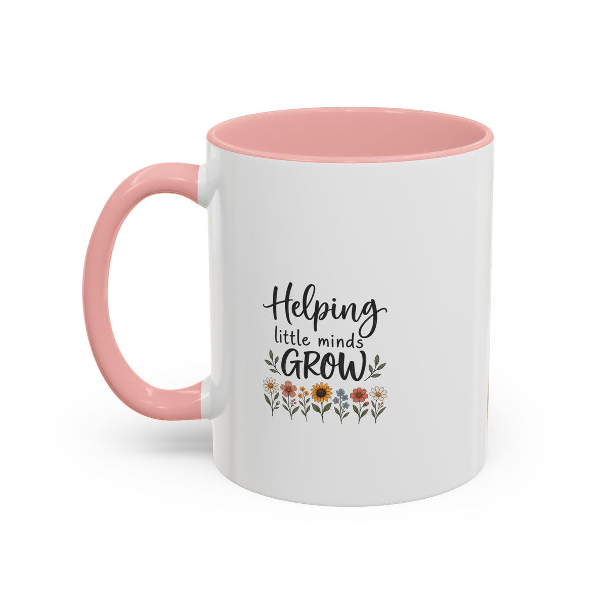Teacher Coffee Mug — Personalized "Mrs. Taylor" Apple Design (Inspire, Encourage, Make a Difference)