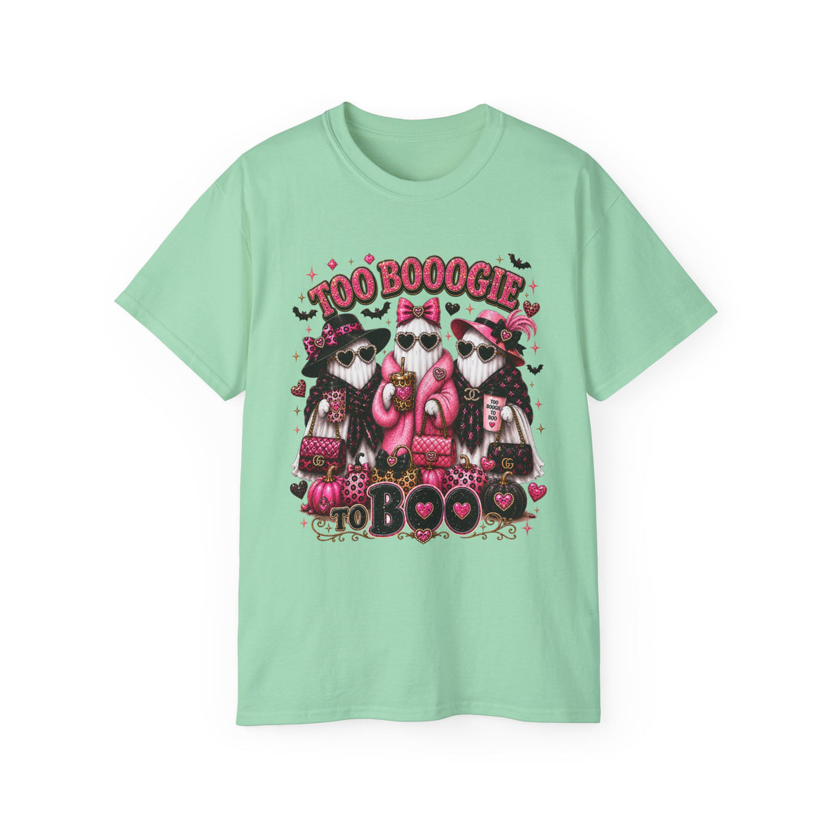 Too Boogie to Boo Halloween T‑Shirt